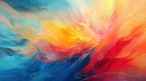 abstract acrylic texture background in bold and vibrant colors created by generative ai technology photo